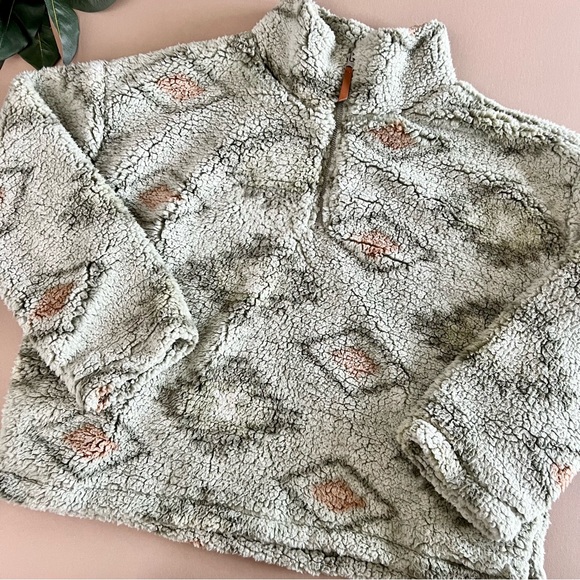 Thread & Supply Aztec Shaggy Pullover Shacket - Picture 3 of 14